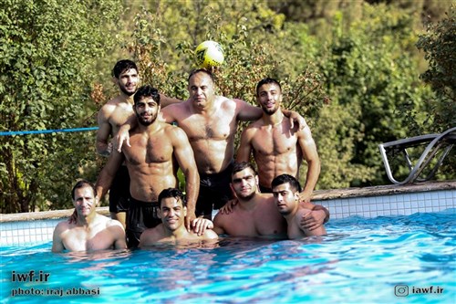 Photos- Iran GR Team in Swimming Pool!